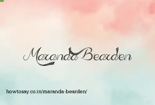 Maranda Bearden