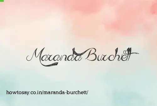 Maranda Burchett