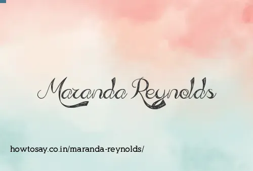Maranda Reynolds