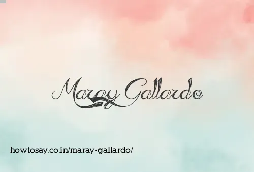 Maray Gallardo