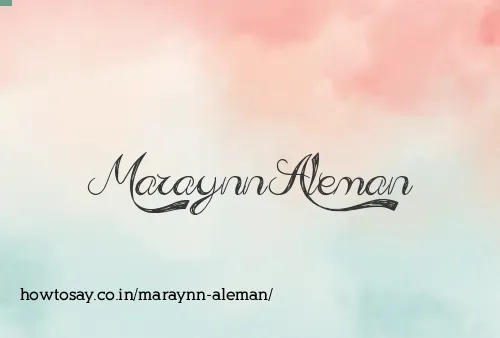 Maraynn Aleman