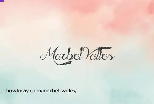 Marbel Valles