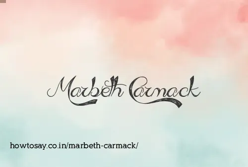 Marbeth Carmack