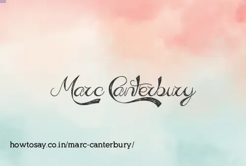 Marc Canterbury