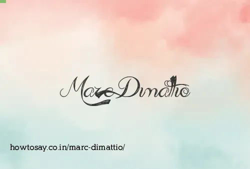 Marc Dimattio