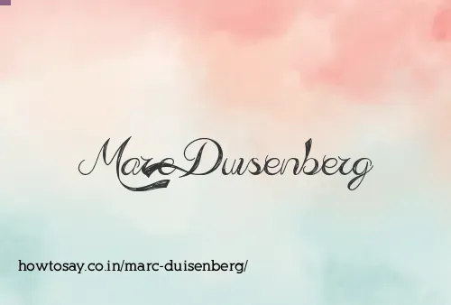 Marc Duisenberg