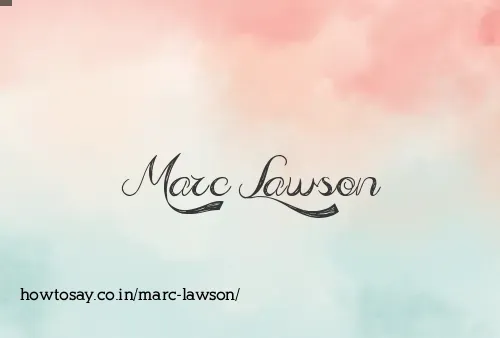 Marc Lawson