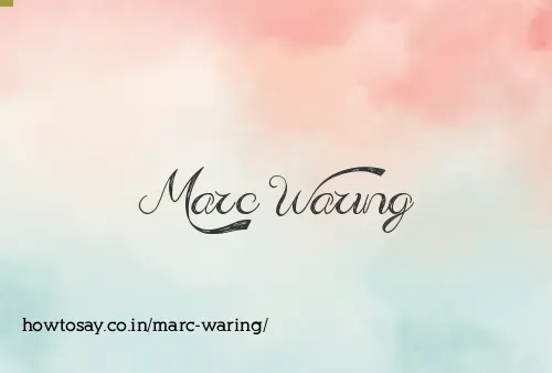 Marc Waring