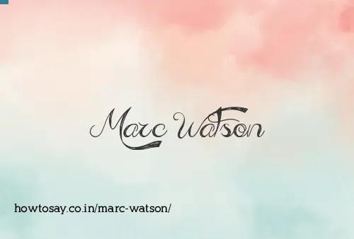 Marc Watson