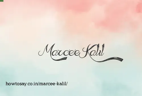 Marcee Kalil