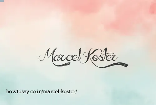 Marcel Koster