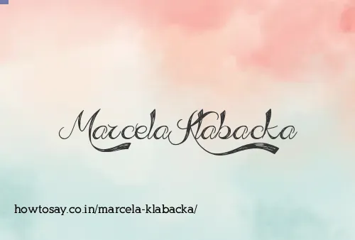 Marcela Klabacka