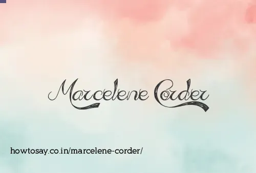 Marcelene Corder