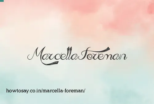 Marcella Foreman