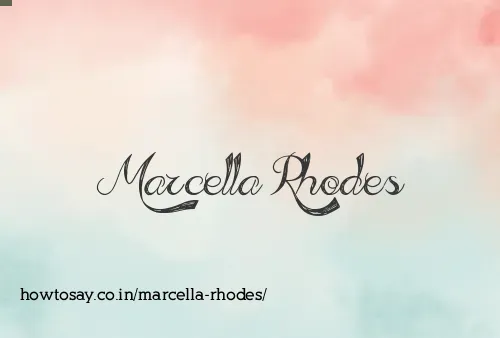 Marcella Rhodes