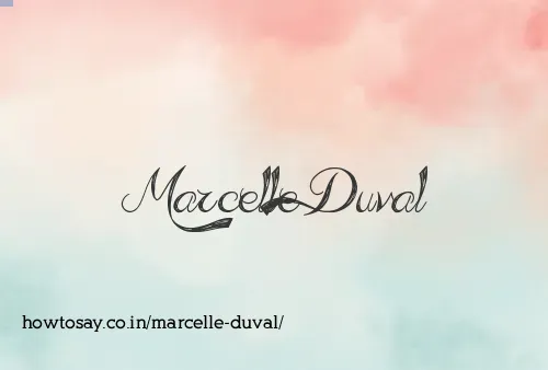 Marcelle Duval