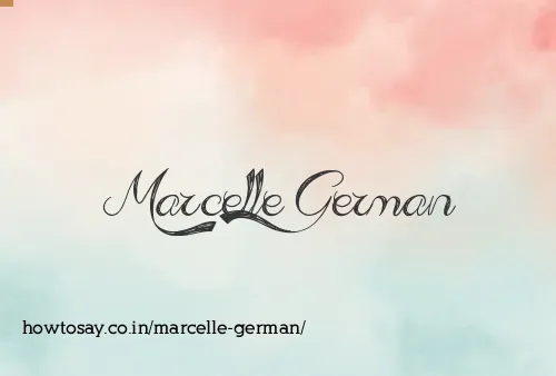Marcelle German