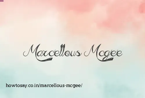 Marcellous Mcgee
