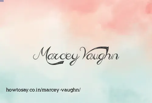 Marcey Vaughn