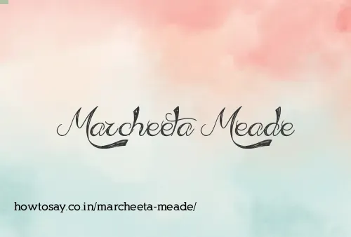 Marcheeta Meade
