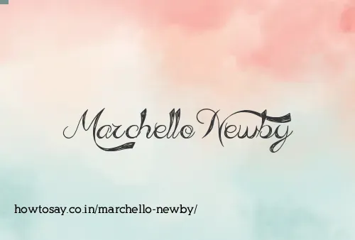 Marchello Newby