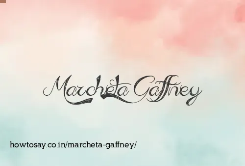 Marcheta Gaffney