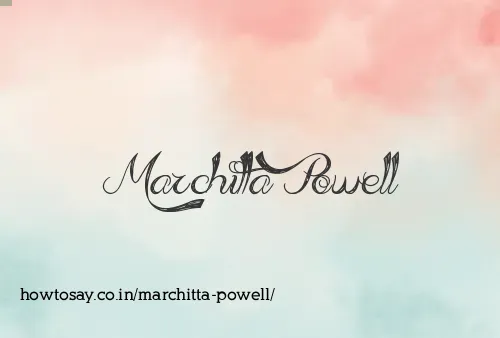 Marchitta Powell