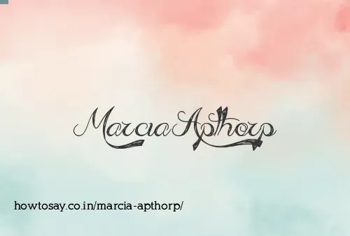 Marcia Apthorp