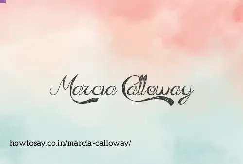 Marcia Calloway