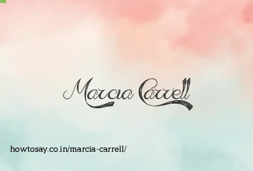 Marcia Carrell