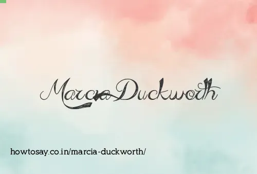Marcia Duckworth