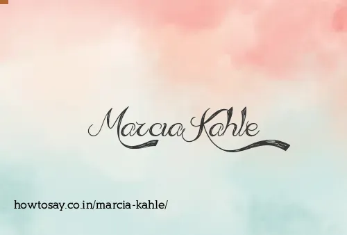 Marcia Kahle