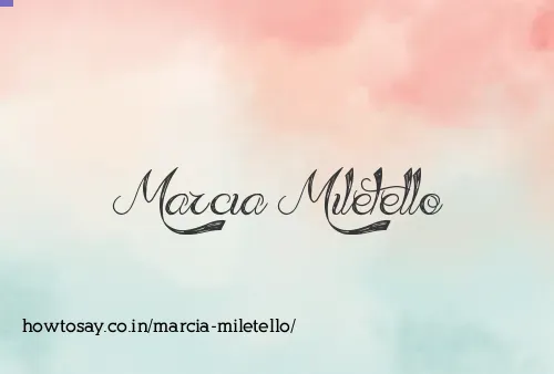 Marcia Miletello