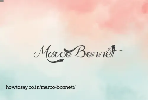 Marco Bonnett