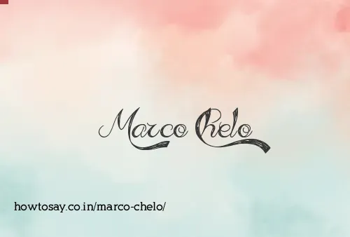 Marco Chelo