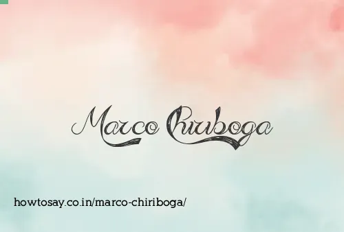Marco Chiriboga