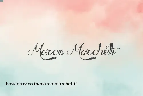Marco Marchetti