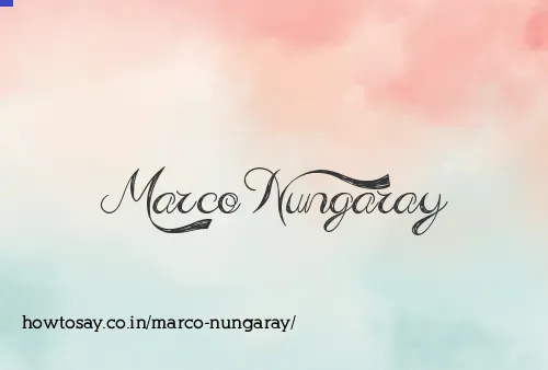 Marco Nungaray
