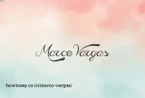 Marco Vargas