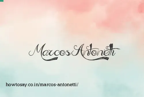 Marcos Antonetti