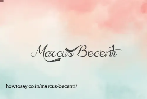 Marcus Becenti