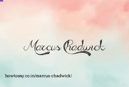 Marcus Chadwick