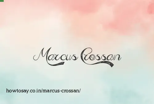 Marcus Crossan