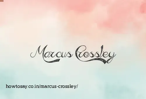 Marcus Crossley