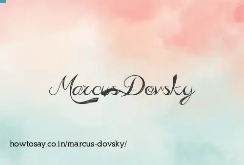 Marcus Dovsky