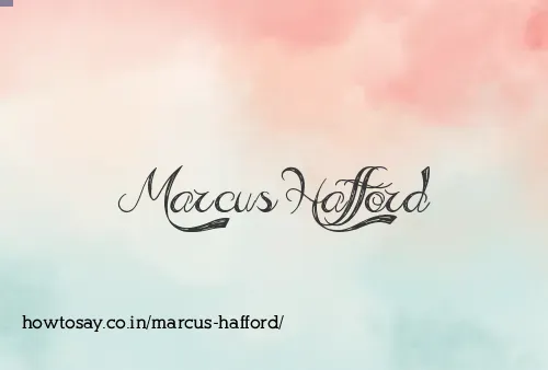 Marcus Hafford