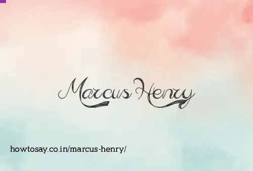 Marcus Henry