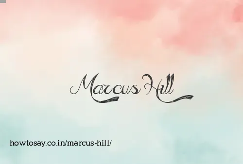 Marcus Hill