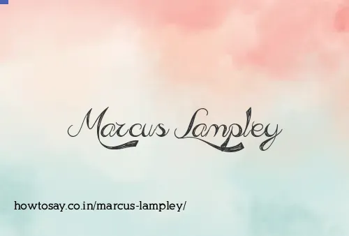 Marcus Lampley