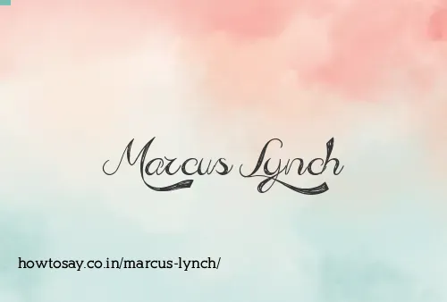Marcus Lynch